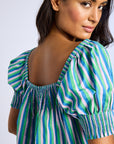 Caro Top in Printemps Stripe