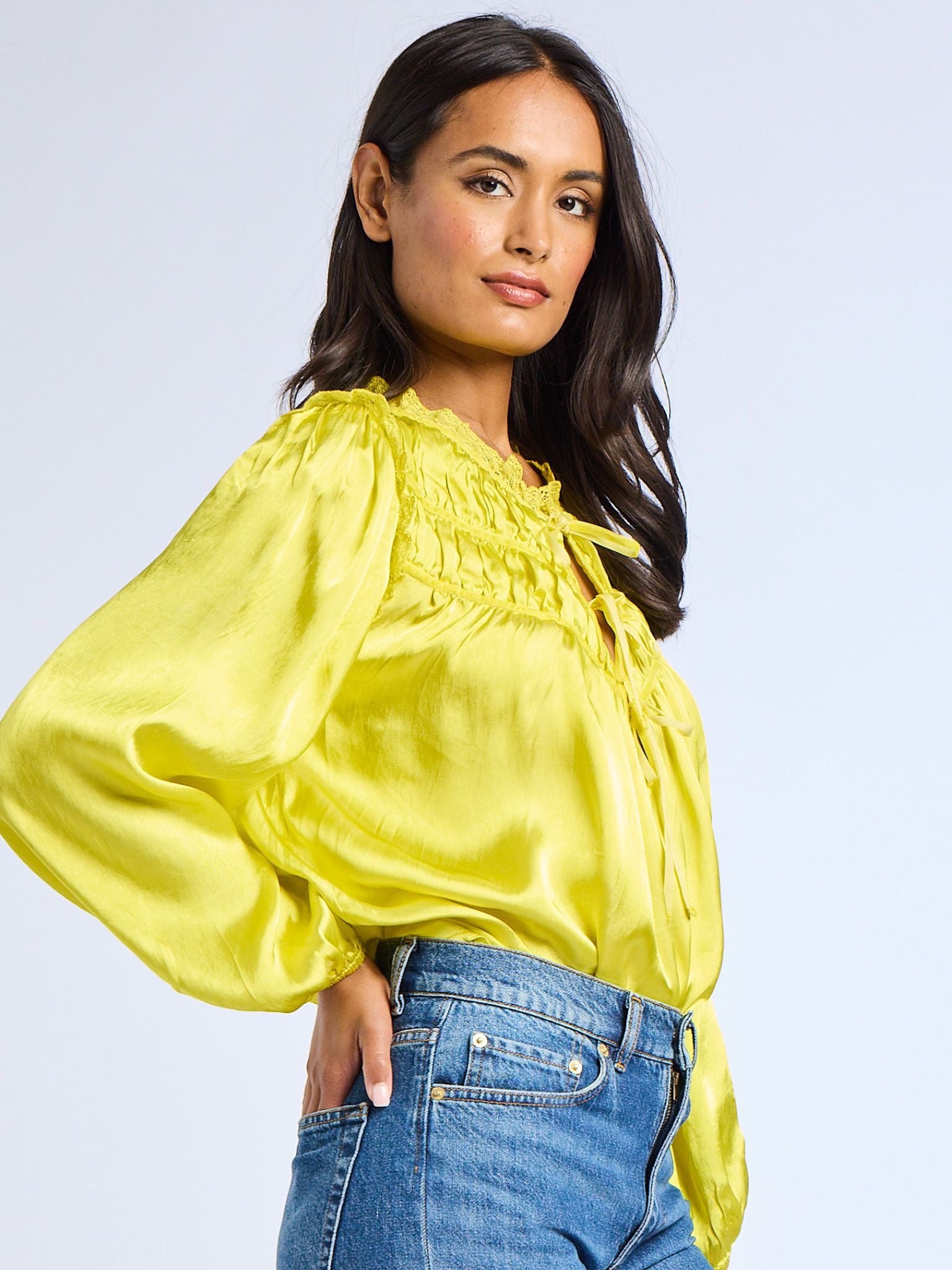 Colette Top in Citron