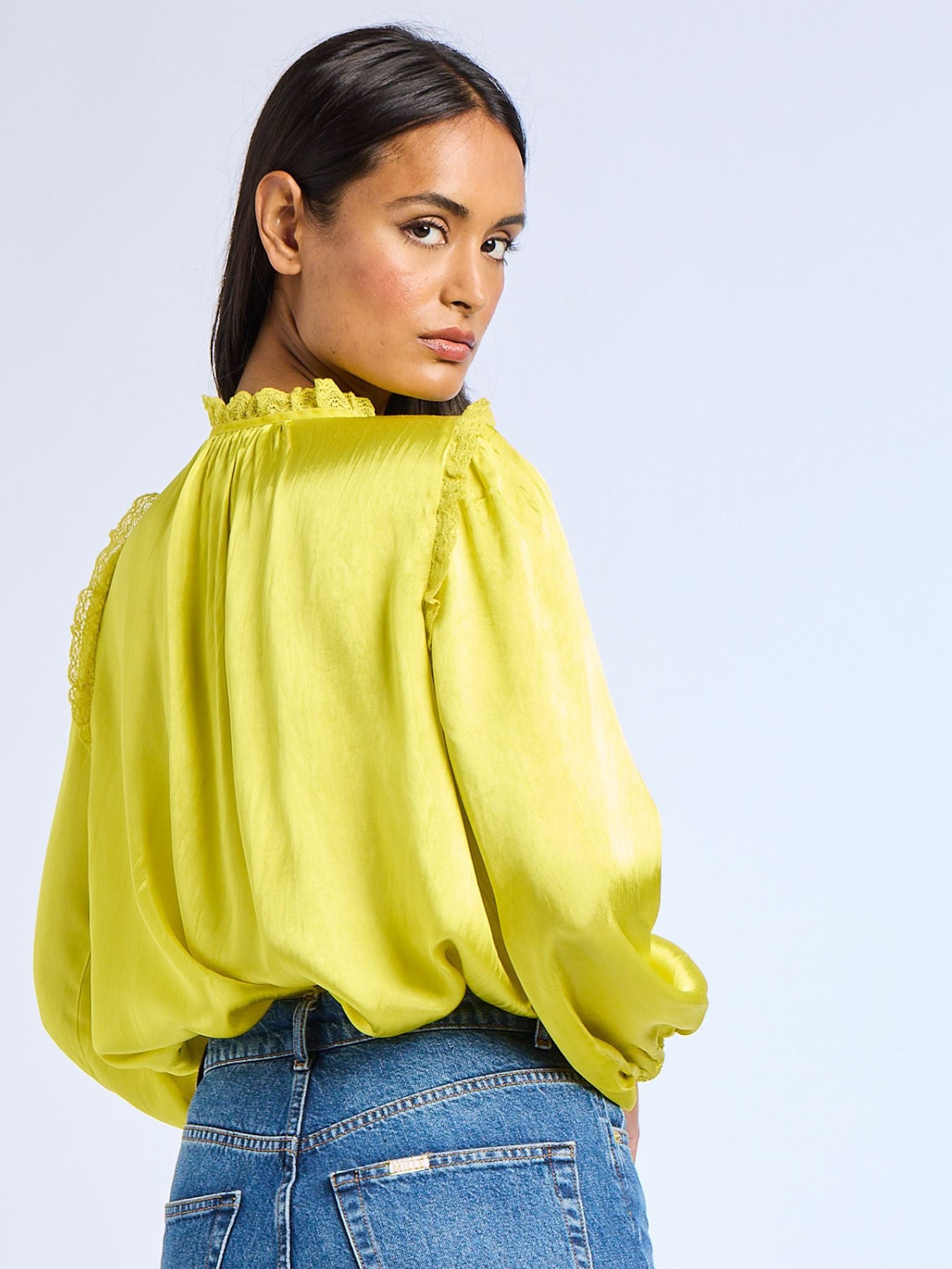 Colette Top in Citron