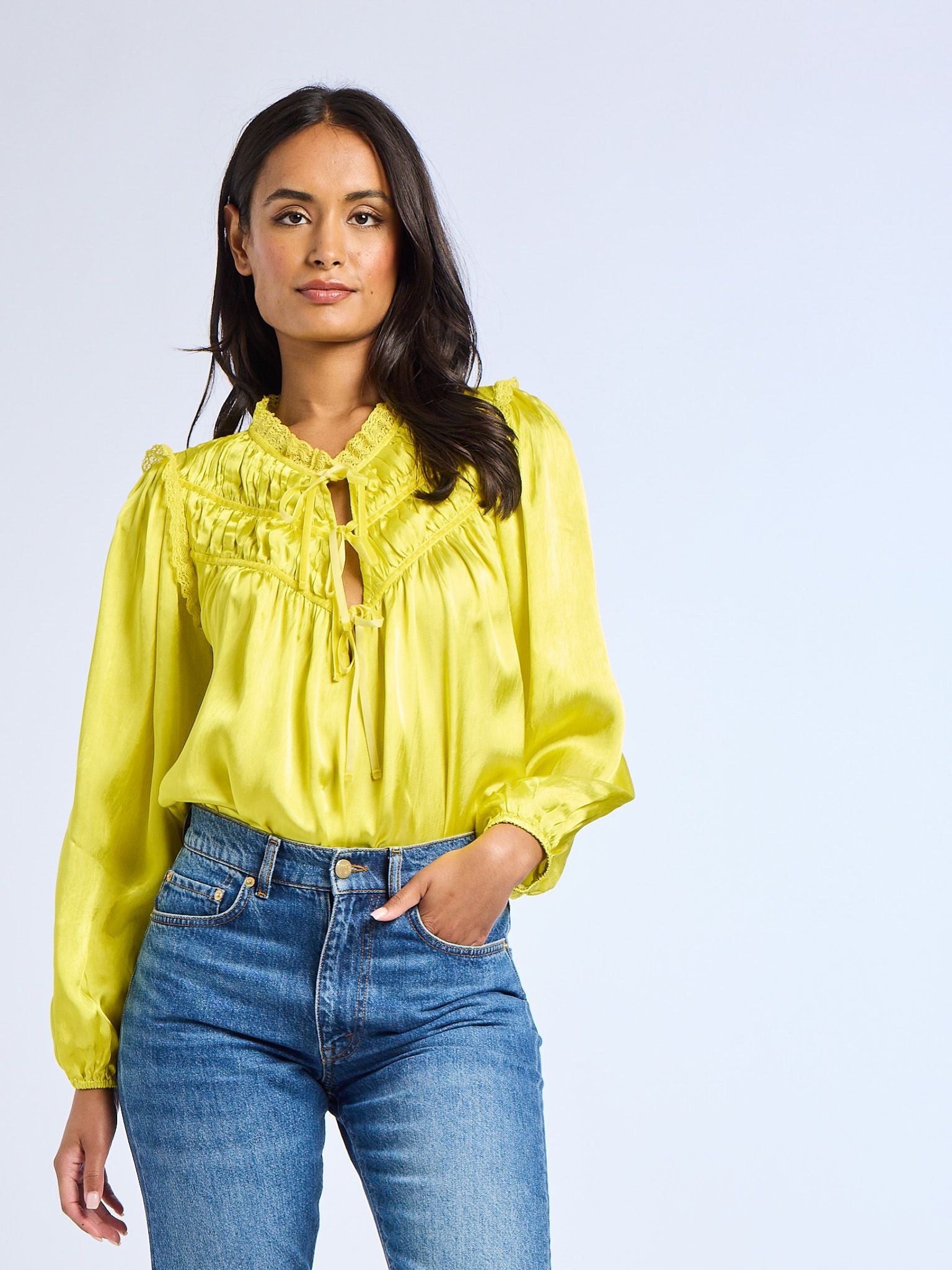 Colette Top in Citron