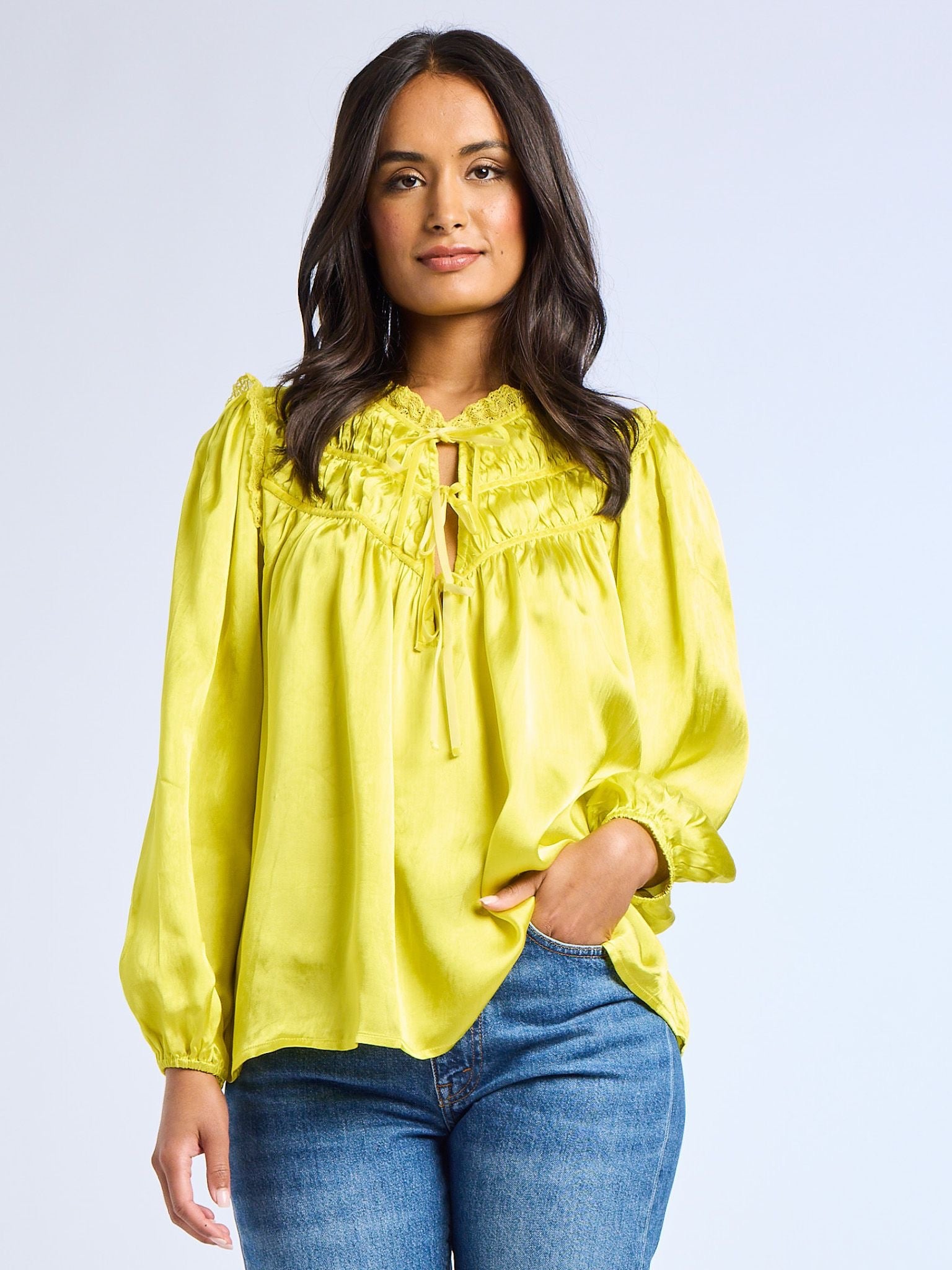 Colette Top in Citron