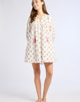 Daisy Dress in Rose Block Print