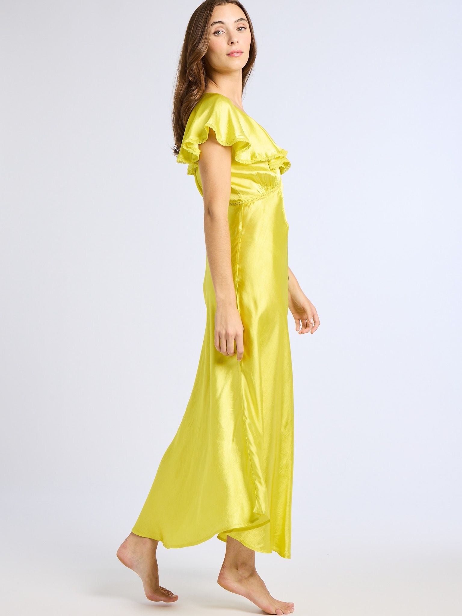 Eloise Dress in Citron