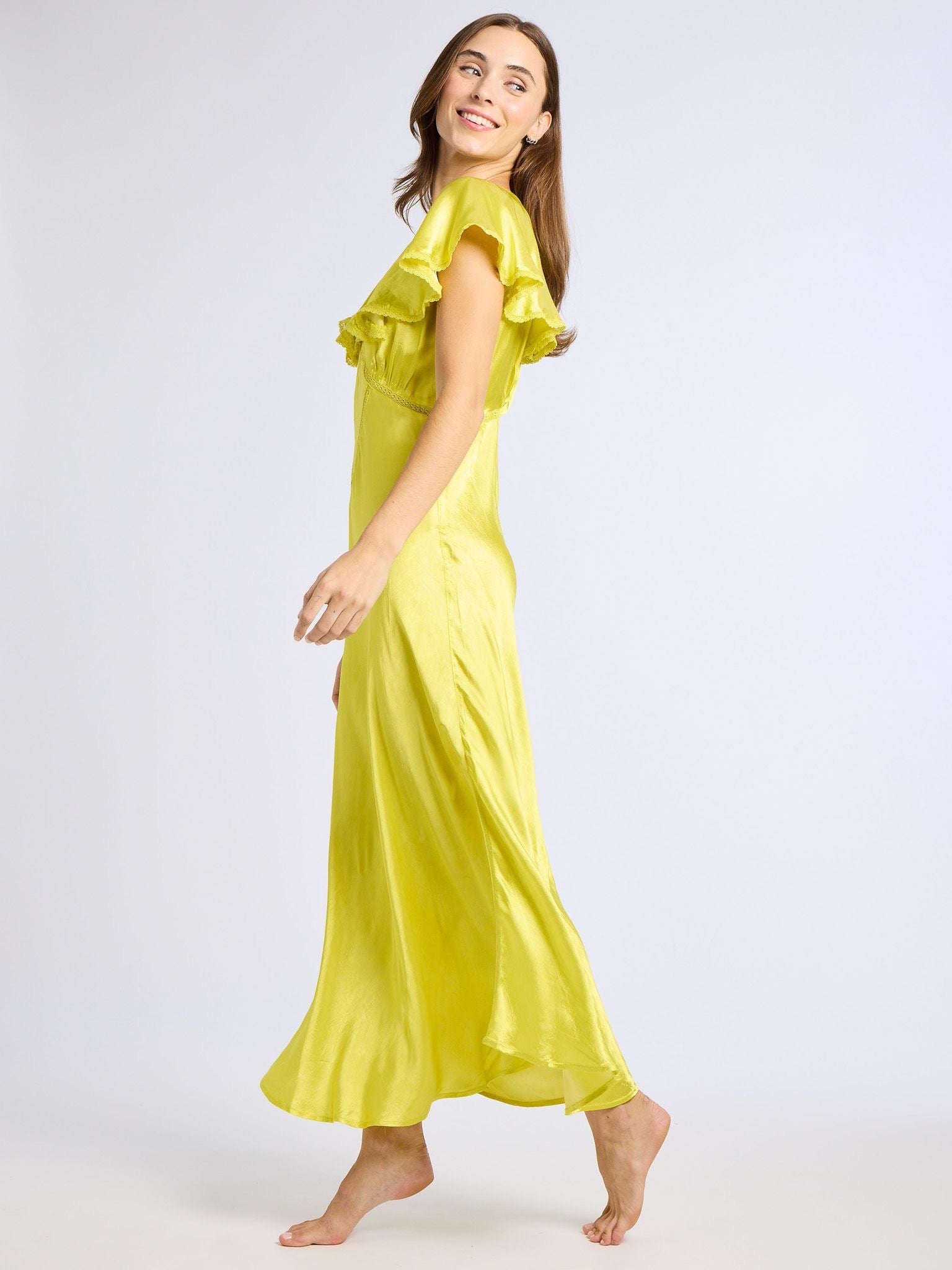 Eloise Dress in Citron