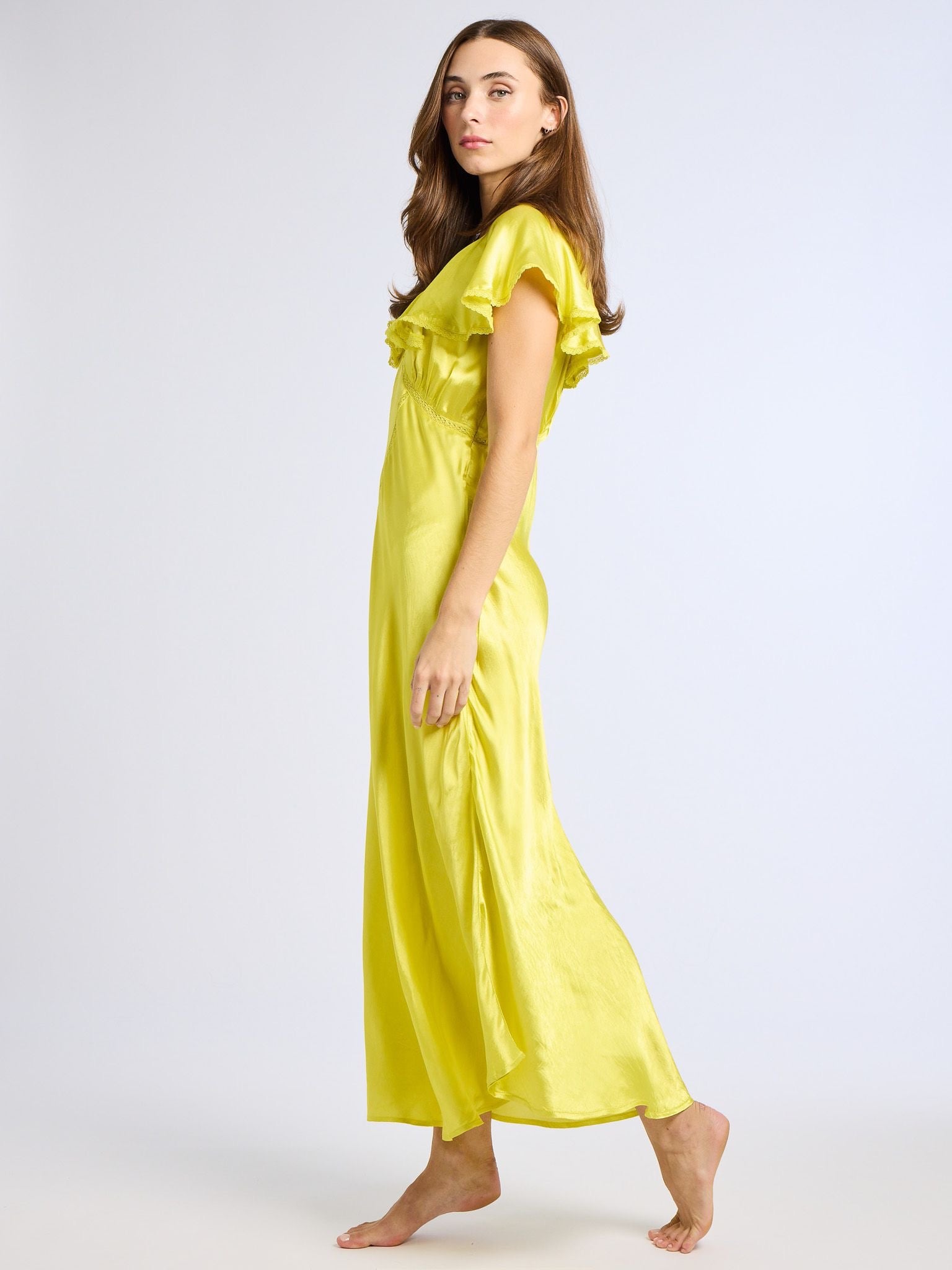 Eloise Dress in Citron