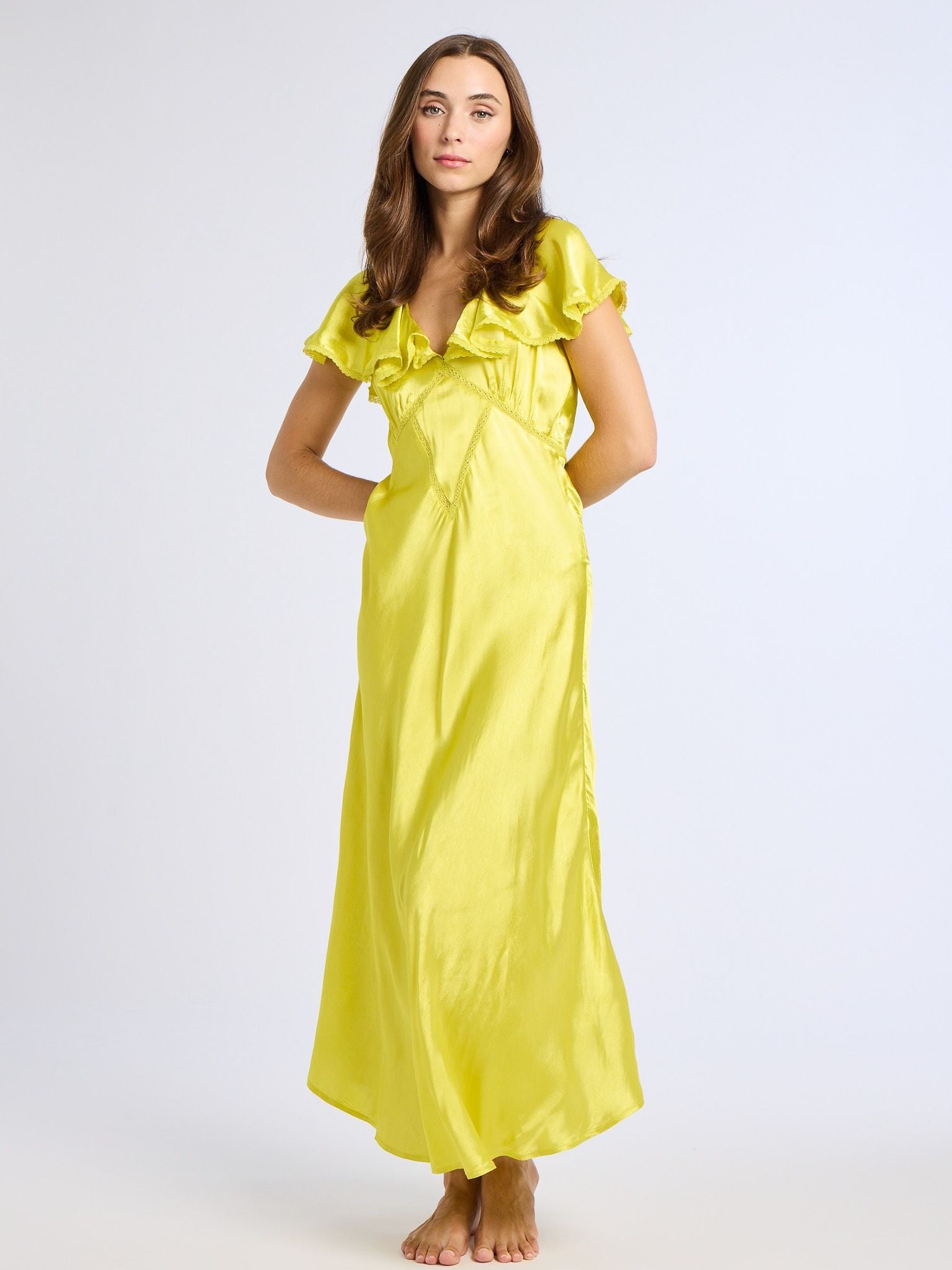 Eloise Dress in Citron