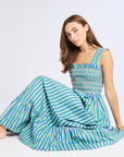 Garden Dress in Printemps Stripe