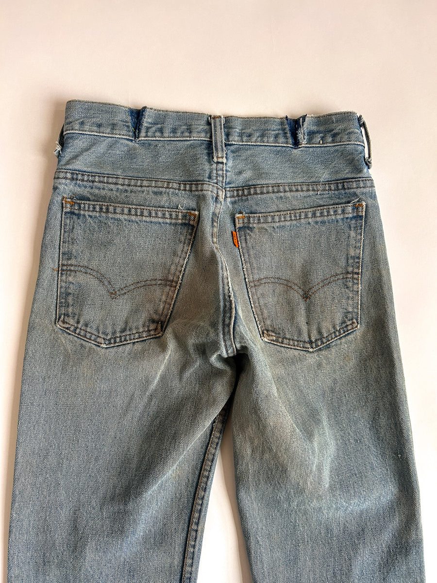 1970s Levi's 519 Orange Tab, Straight Leg - W25" — alternate view