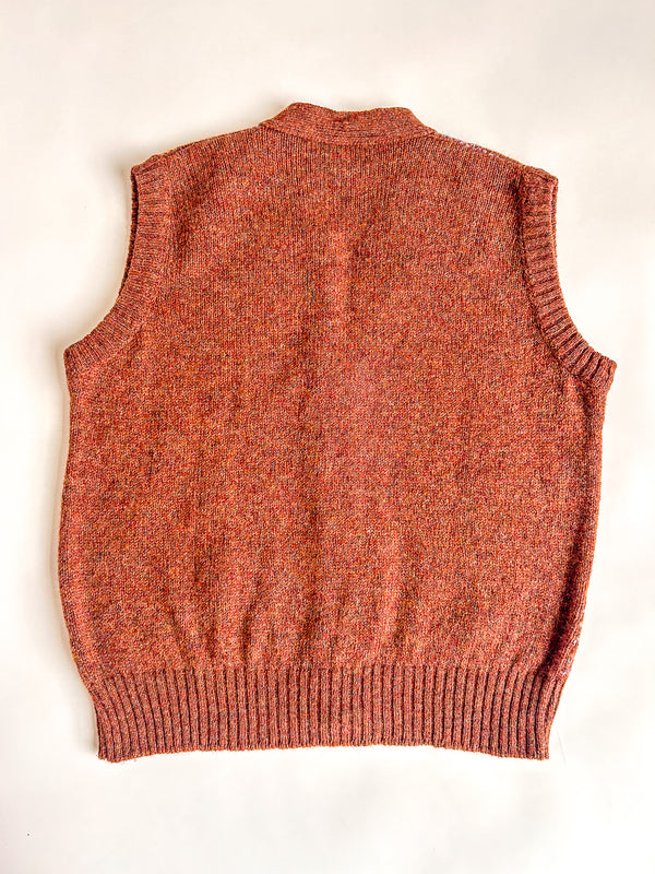Vintage Shetland Fair Isle Waistcoat, Made in Scotland - Edinburgh Woollen Mill — view 5