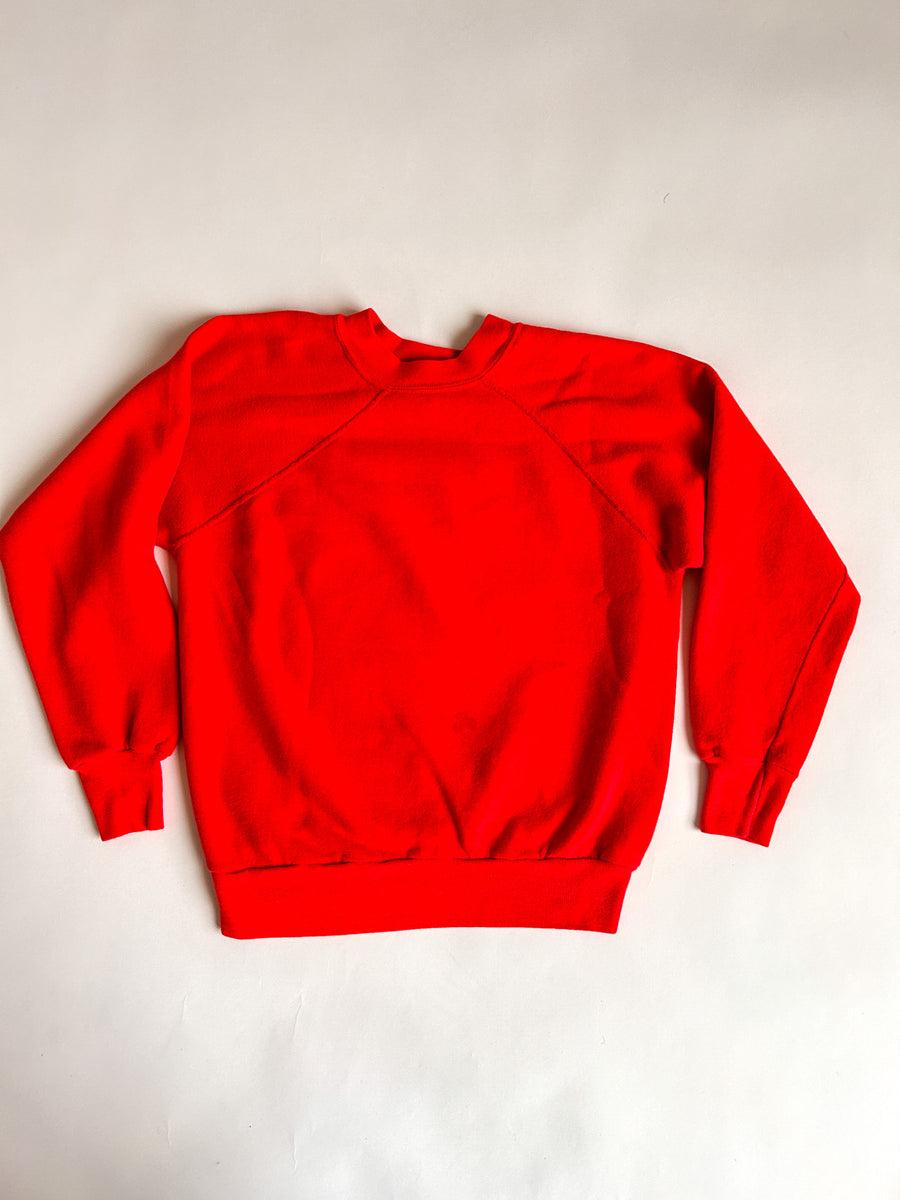 Vintage Wrangler Raglan Sweatshirt Made in USA - Red — alternate view