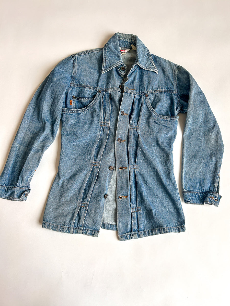 Vintage Levi's Orange Tab Denim Trucker Jacket, Made in USA — alternate view