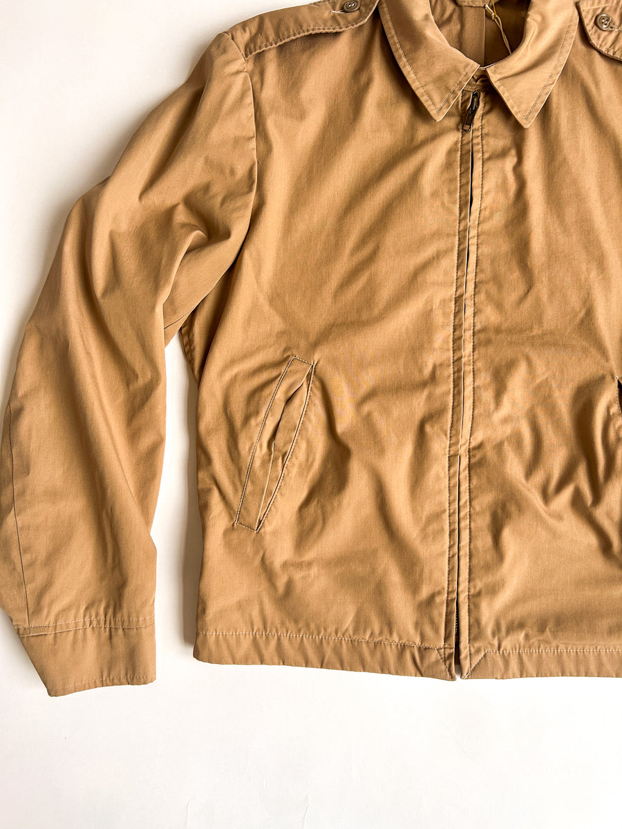 Vintage US Navy Issue Windbreaker, Khaki - Neptune Garment Co., 1970s-80s