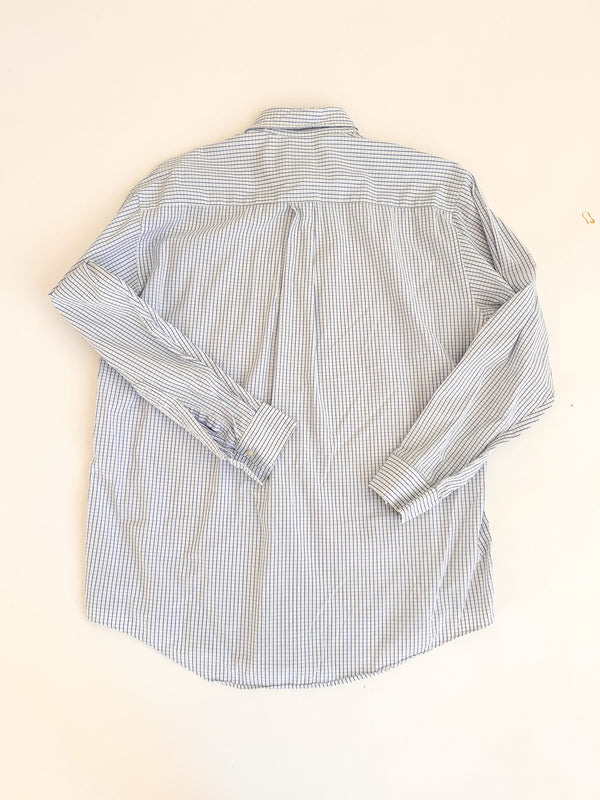 Vintage Brooks Brothers Makers Windowpane Oxford, Made in USA — view 5