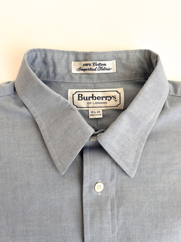 Vintage Burberrys of London Dress Shirt, Made in USA — view 1