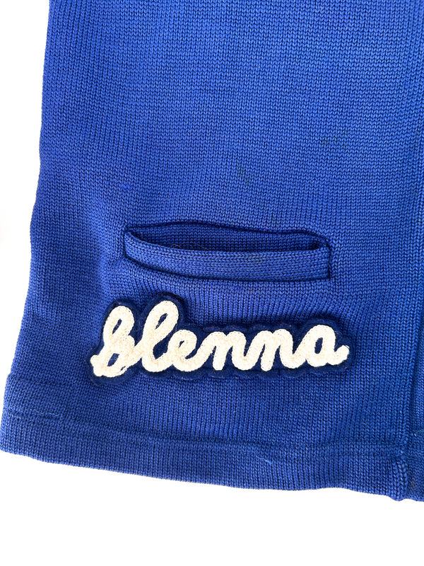 1957 Glenna Stahl Letter Cardigan, Lyman Wyoming - Coleman Knitting Mills — view 9