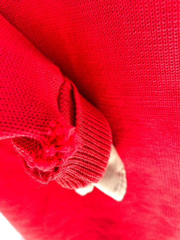 1978 Traci Eubanks Choir Letter Cardigan, Red Wool - Phoenix-Mesa, Arizona — view 12