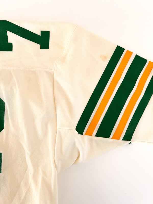 Vintage Russell Top Teams #72 Football Jersey, Efinger - Green and Orange — view 5