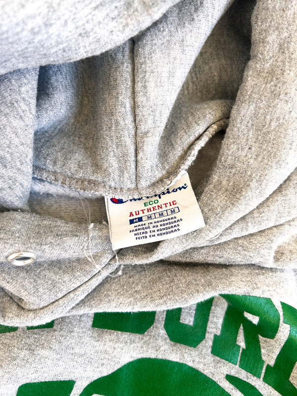 Champion Eco Van Buren Track Hoodie, Grey with the Green Winged Foot - Size M — view 4
