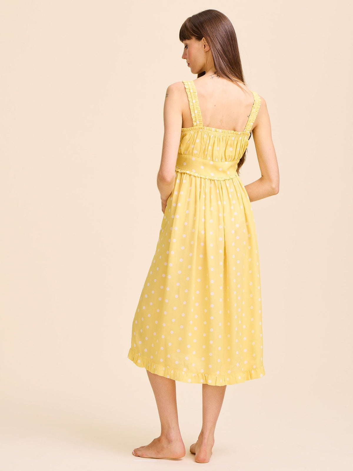 Mila Dress in Snapdragon — The cut