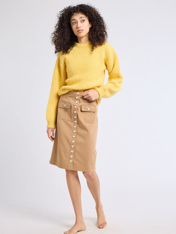 Mirabelle Skirt in Almond — view 7