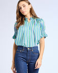 Marnie Top in Printemps Stripe