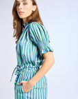 Marnie Top in Printemps Stripe