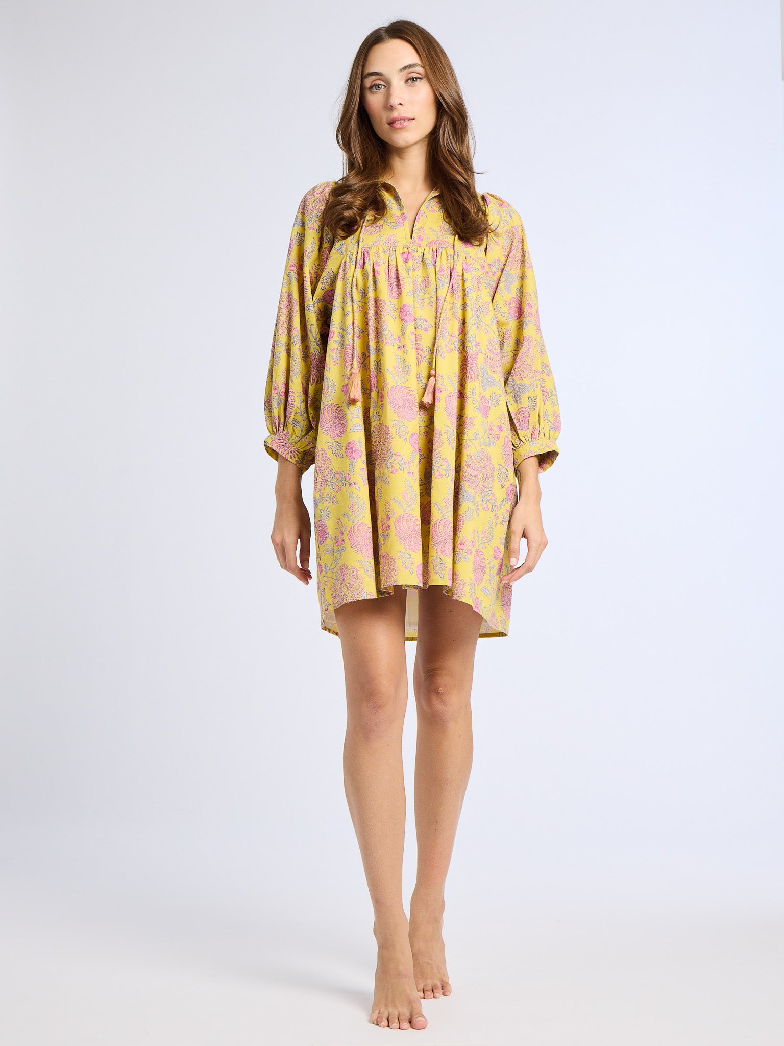 Daisy Dress in Citron Floral