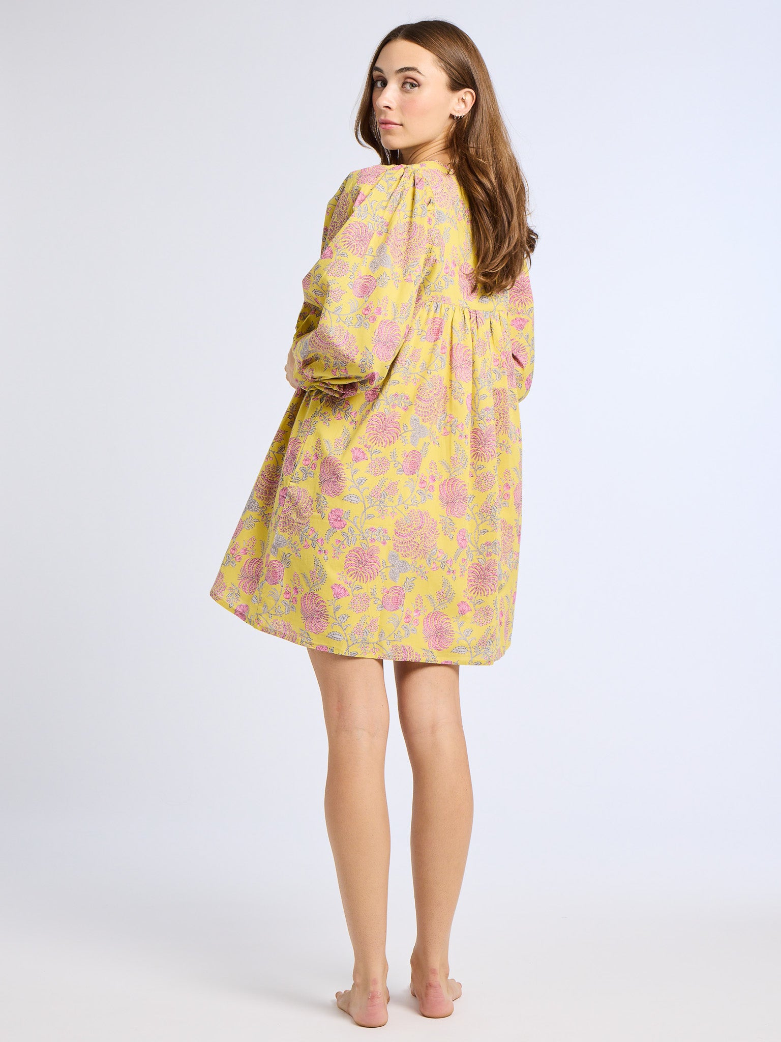 Daisy Dress in Citron Floral