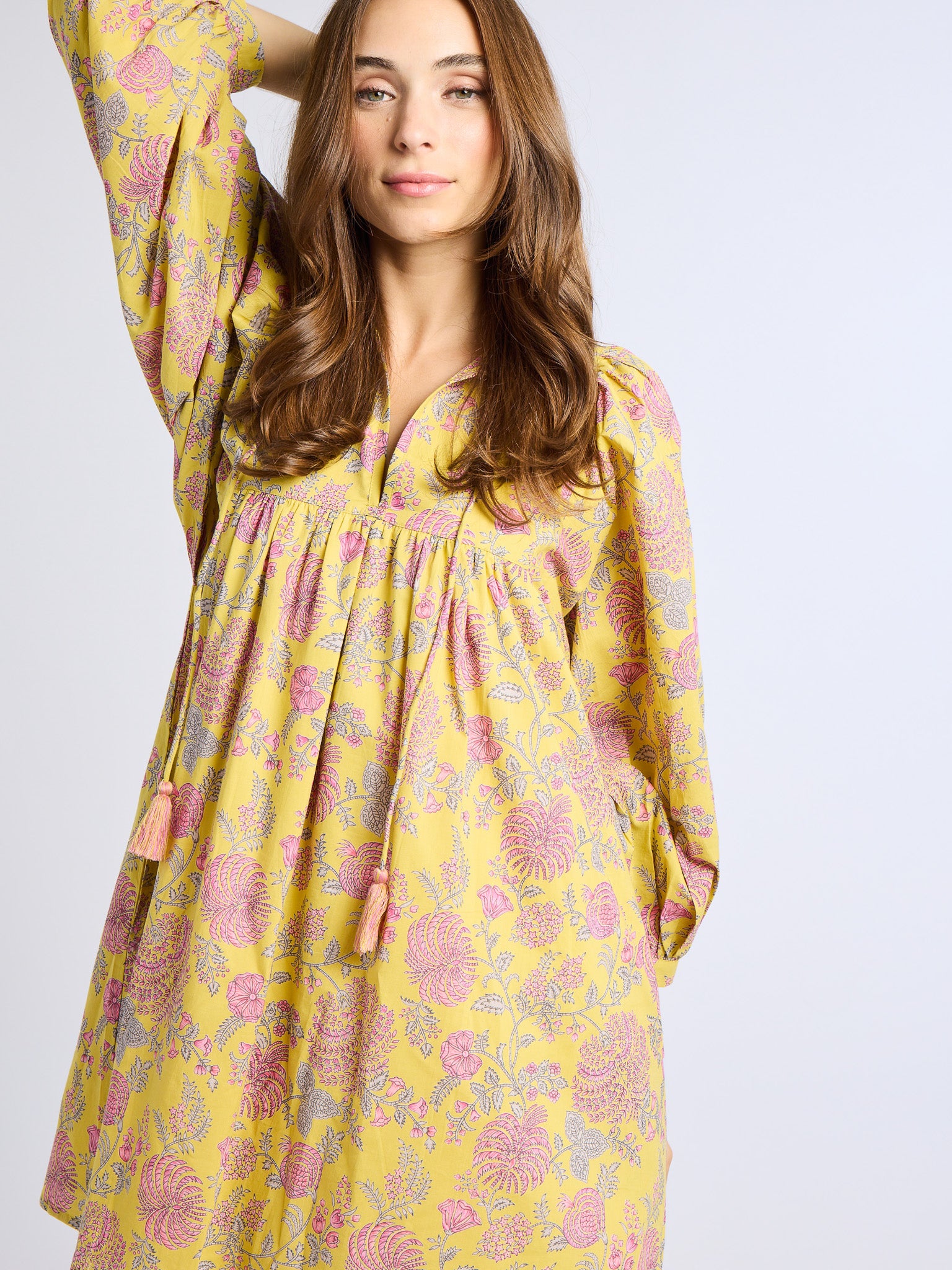 Daisy Dress in Citron Floral