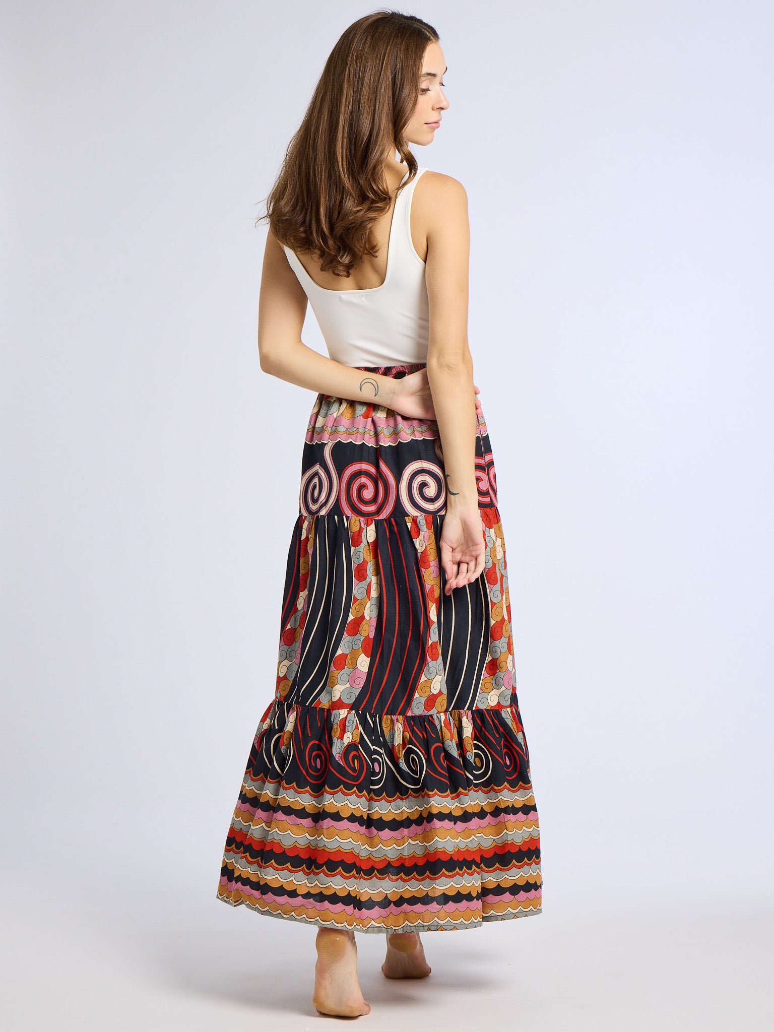 Paola Skirt in Maar Print