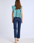 Chelsea Top in Printemps Stripe