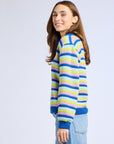 Flora Henley in Printemps Stripe