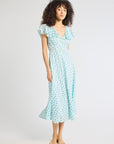 Eloise Dress in Blue Hearts