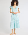 Eloise Dress in Blue Hearts