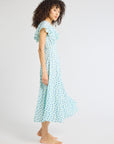 Eloise Dress in Blue Hearts