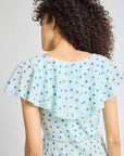 Eloise Dress in Blue Hearts