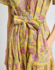 Victoria Dress in Citron Floral