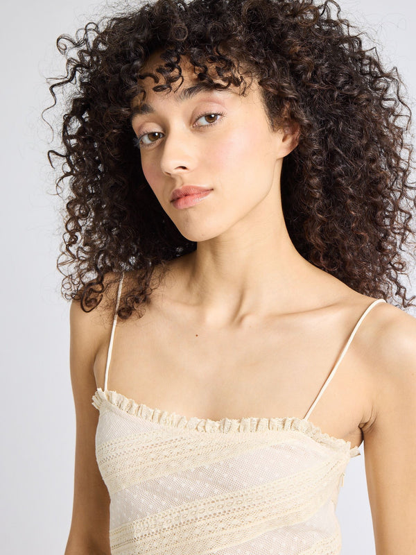 Sonja Dress in Cream Lace — view 3