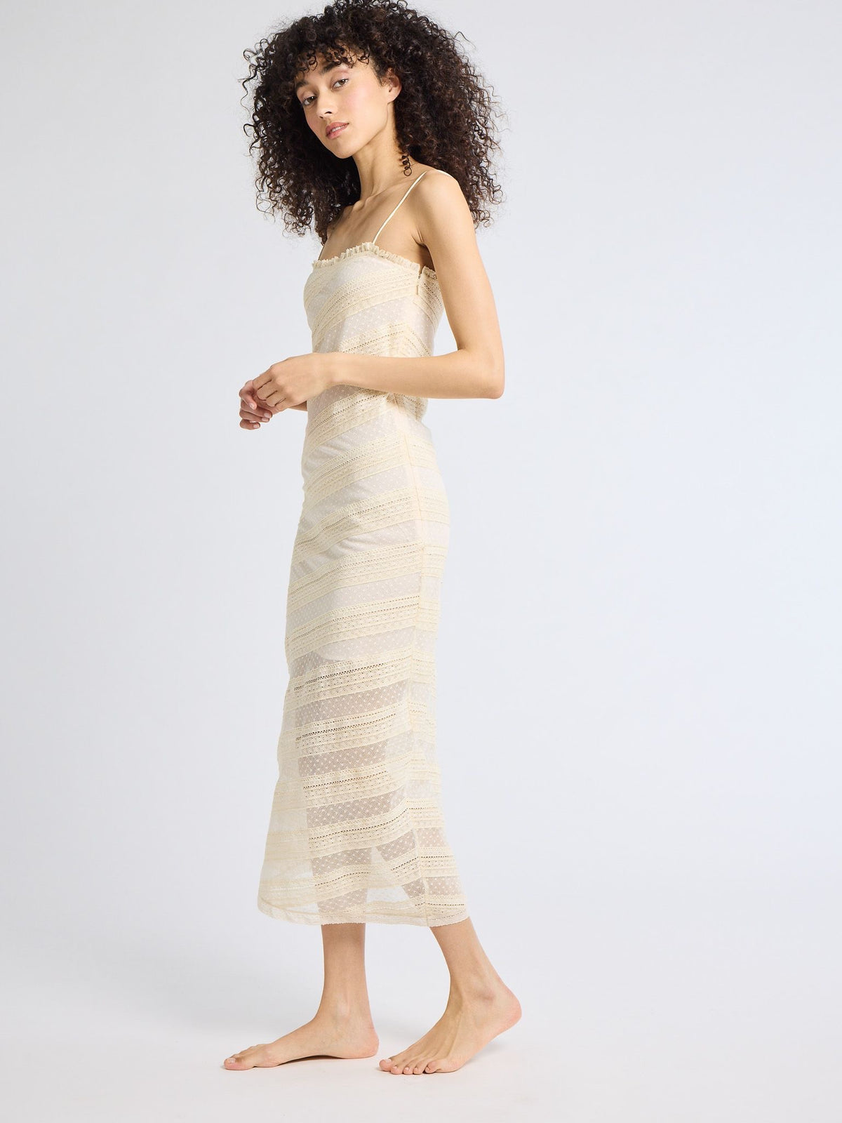 Sonja Dress in Cream Lace