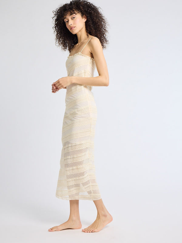 Sonja Dress in Cream Lace — view 1