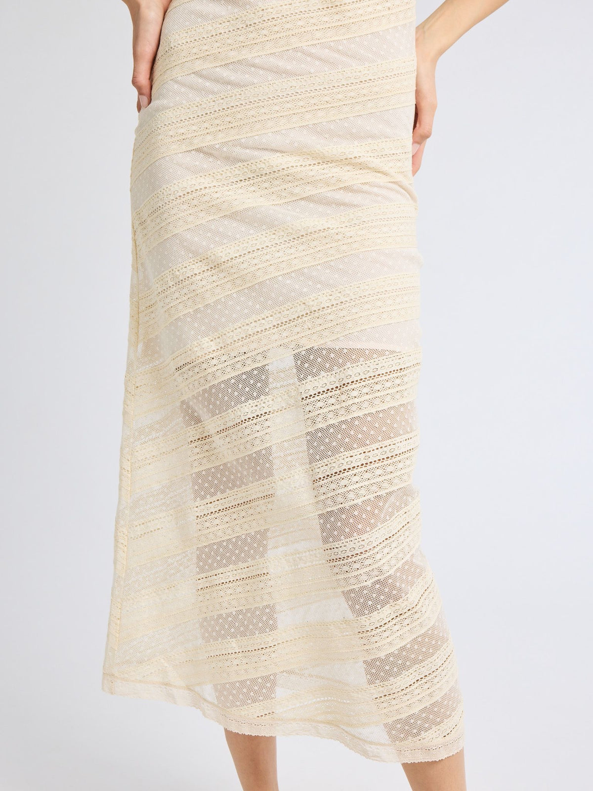 Sonja Dress in Cream Lace — The cloth