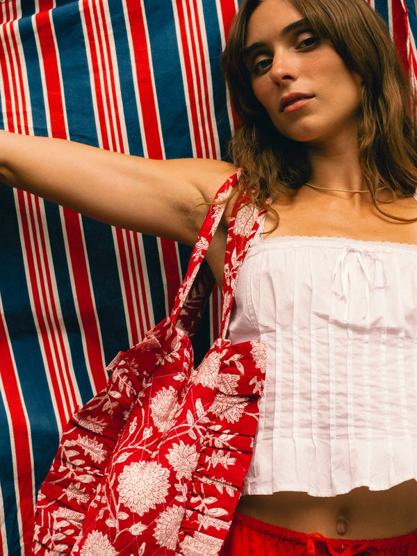 Ruffle Tote — view 8