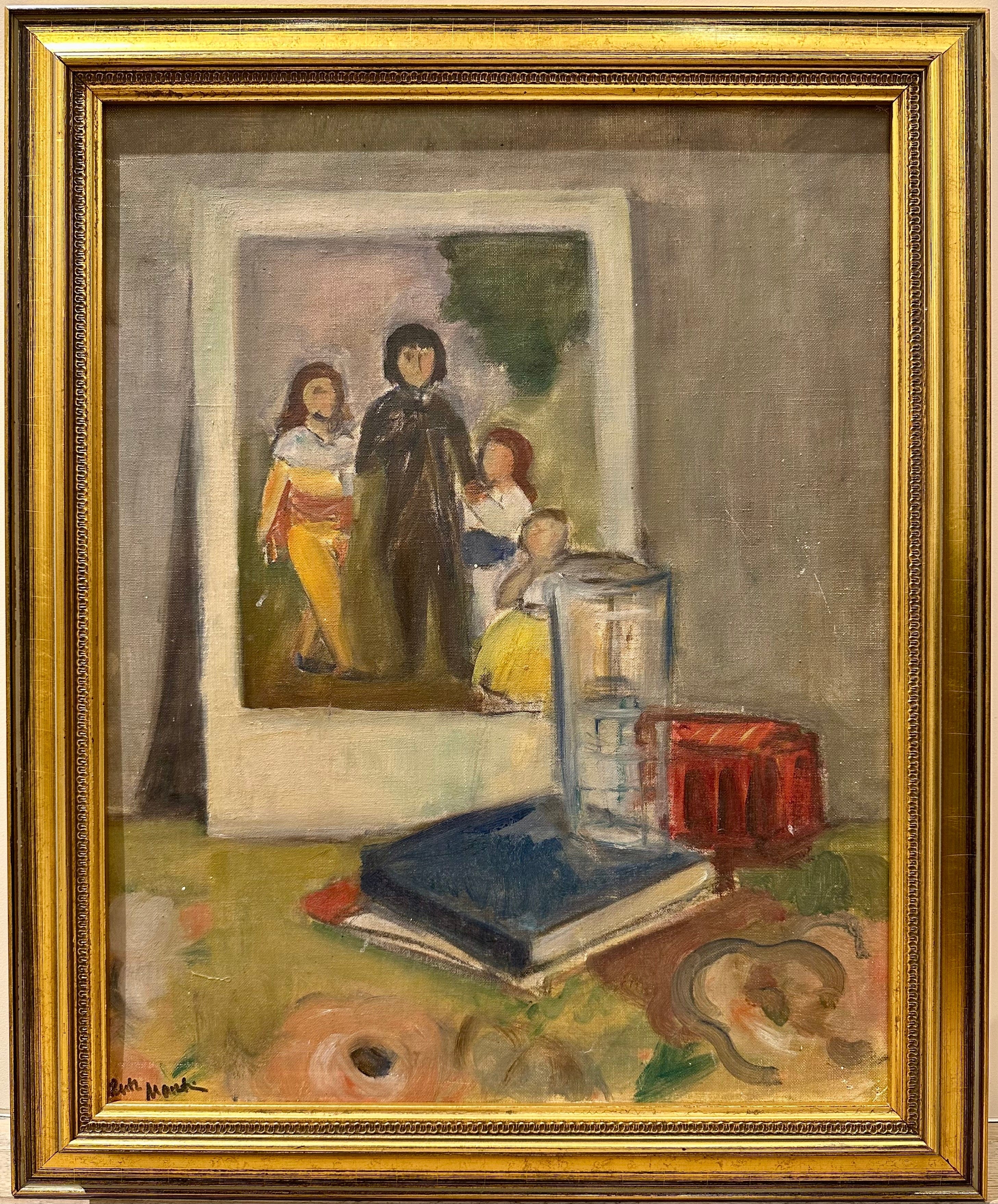 MILLE ART HISTORY - 1055 Interior Still Life with Portrait