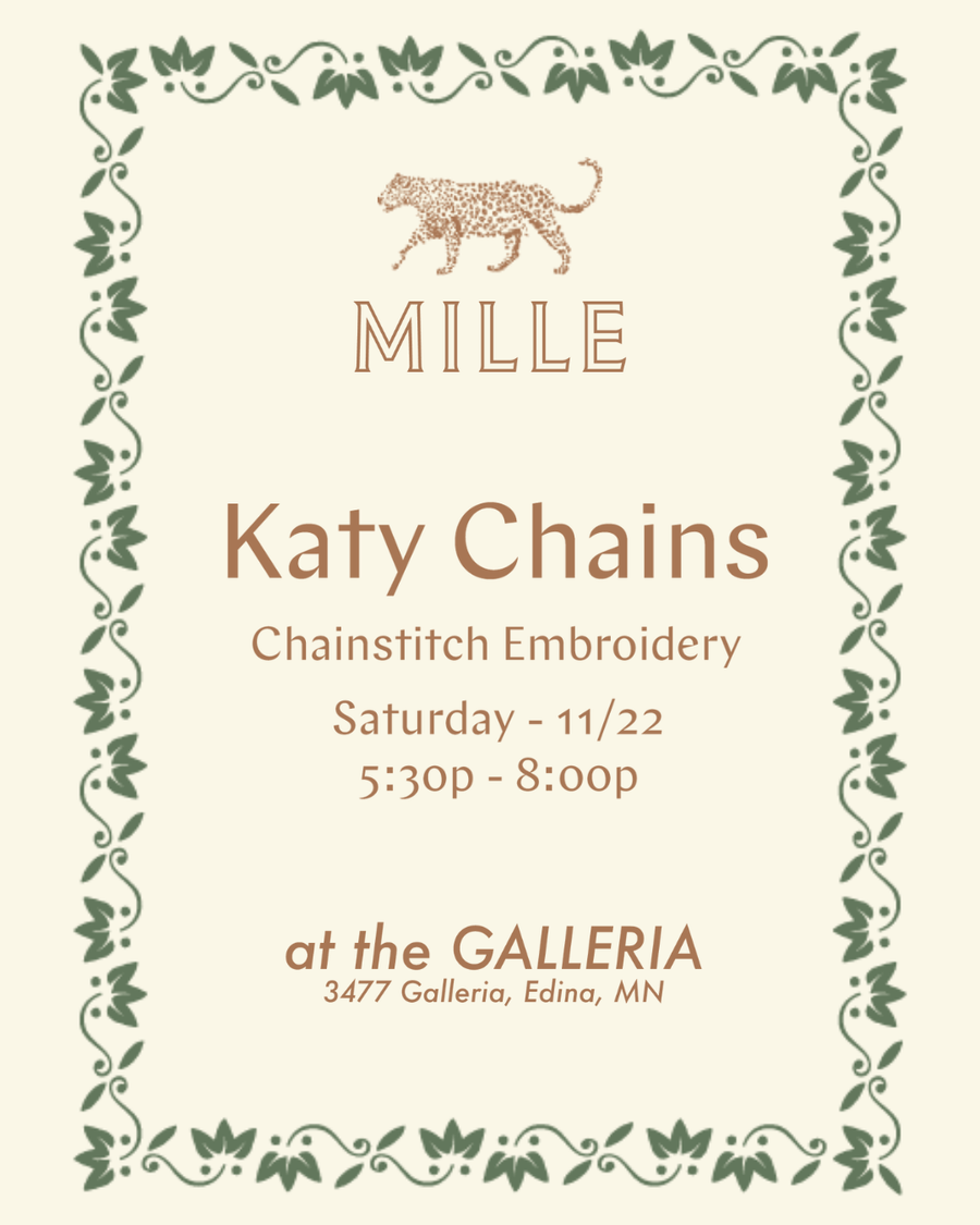 CHAINSTITCHING EVENT - KATY CHAINS NOV 22ND