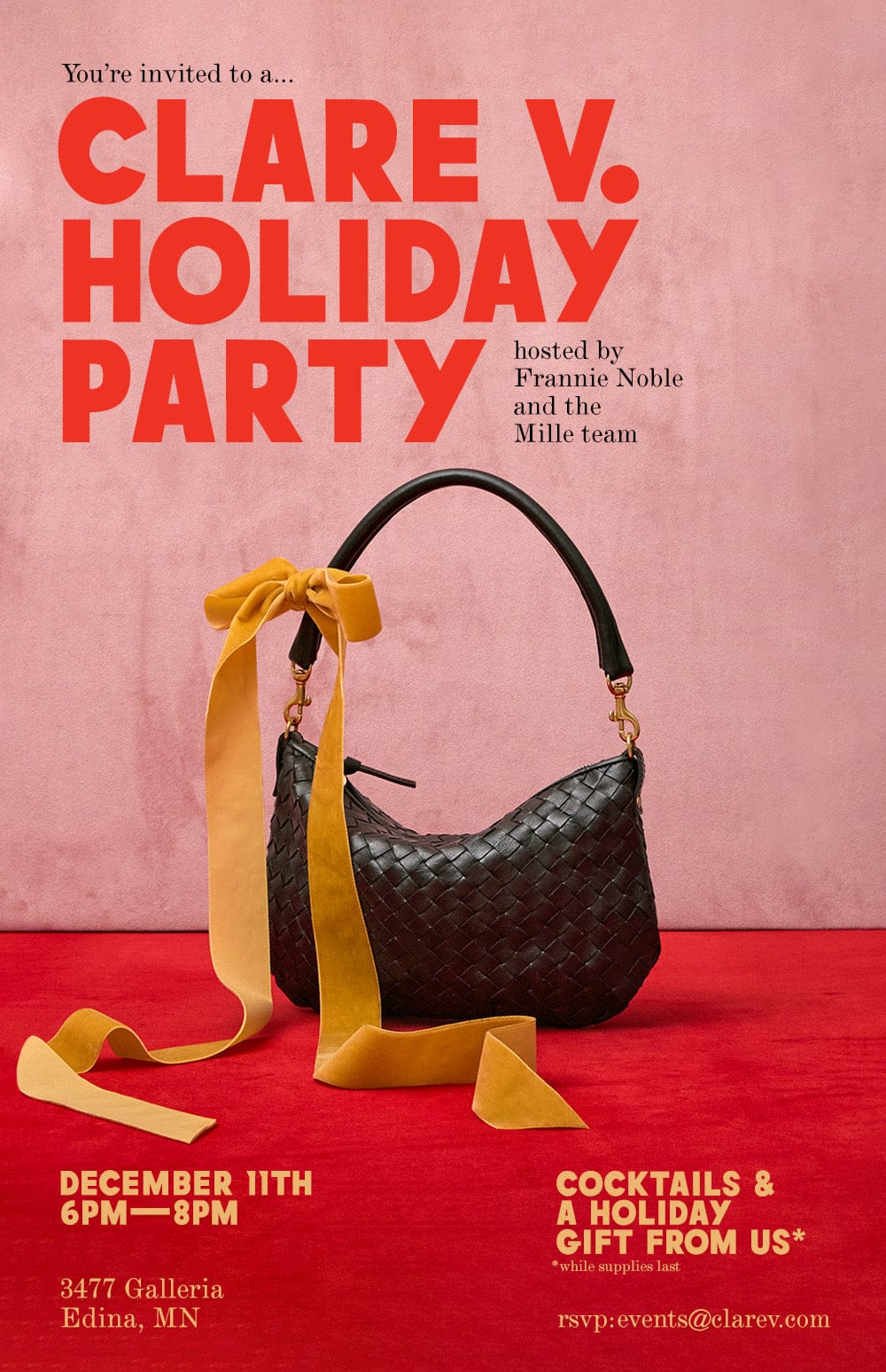 MILLE CLARE V HOLIDAY PARTY - DECEMBER 11th