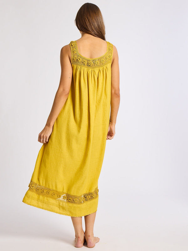 Adelia Dress in Marigold — view 4