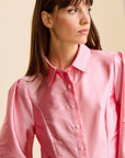 MILLE Clothing Adeline Top in Peony Taffeta