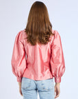 MILLE Clothing Adeline Top in Peony Taffeta