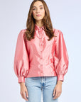 MILLE Clothing Adeline Top in Peony Taffeta