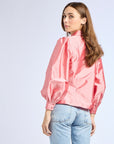 MILLE Clothing Adeline Top in Peony Taffeta